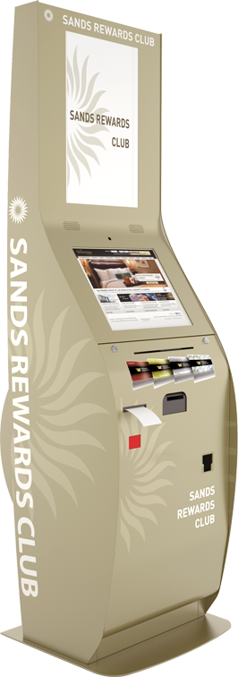Sands Casino Rewards Club Loyalty Program Kiosk