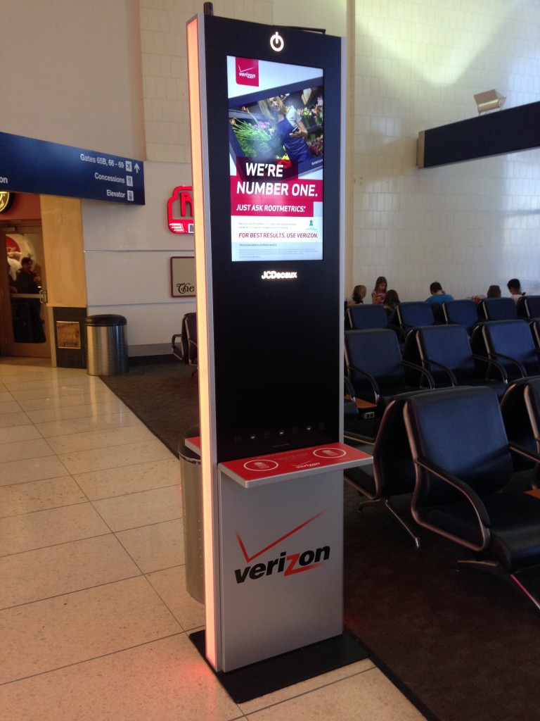 Case Study JCDecaux Airport Charging Kiosk Olea Kiosks Inc.