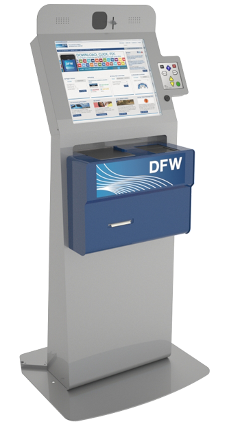 DFW Customs Kiosk Olea Kiosks