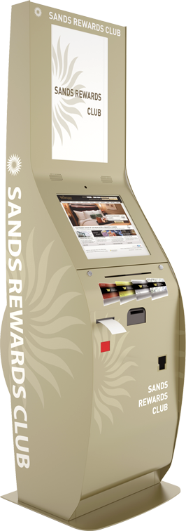 Sands Casino Rewards Club Loyalty Program Kiosk