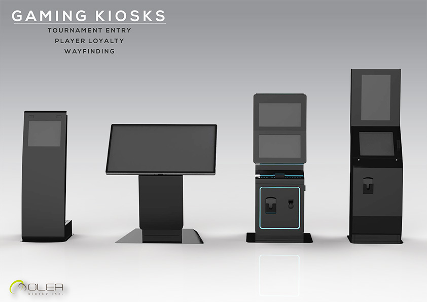 Olea Casino Gaming Kiosks - multiple models