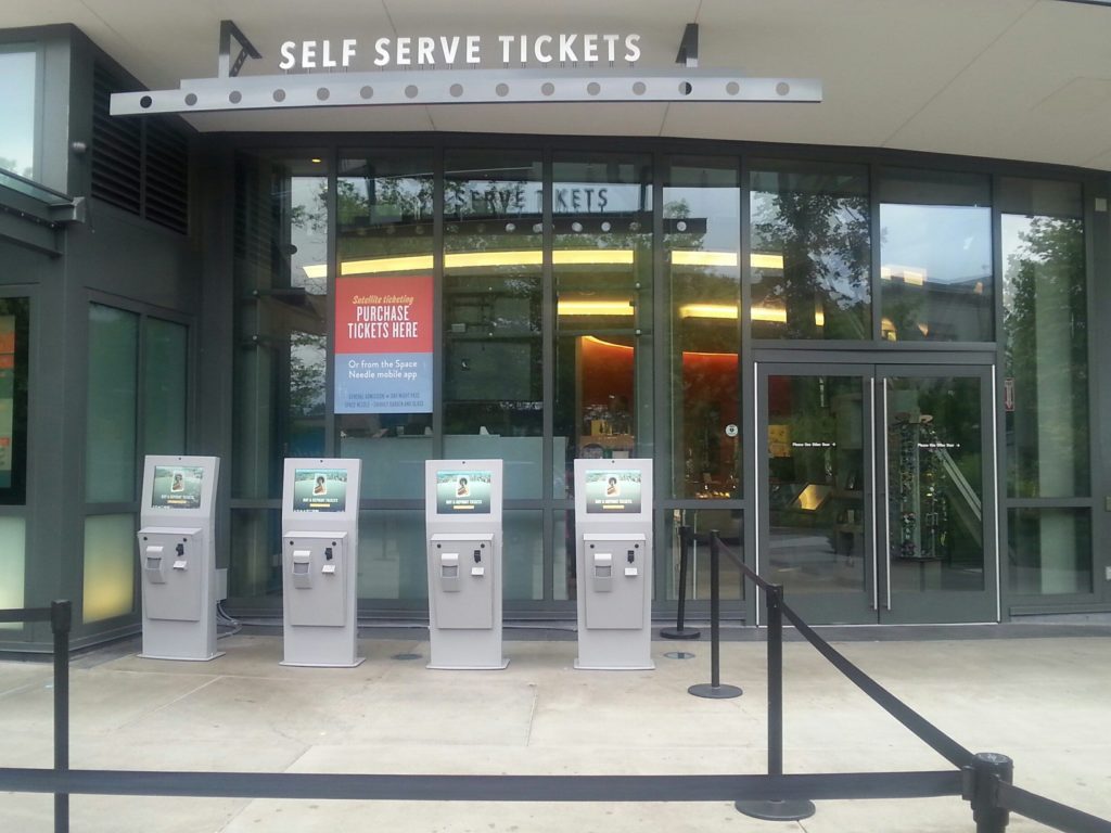 outdoor ticket kiosk