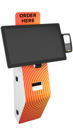 Wall Mount Kiosks Orange