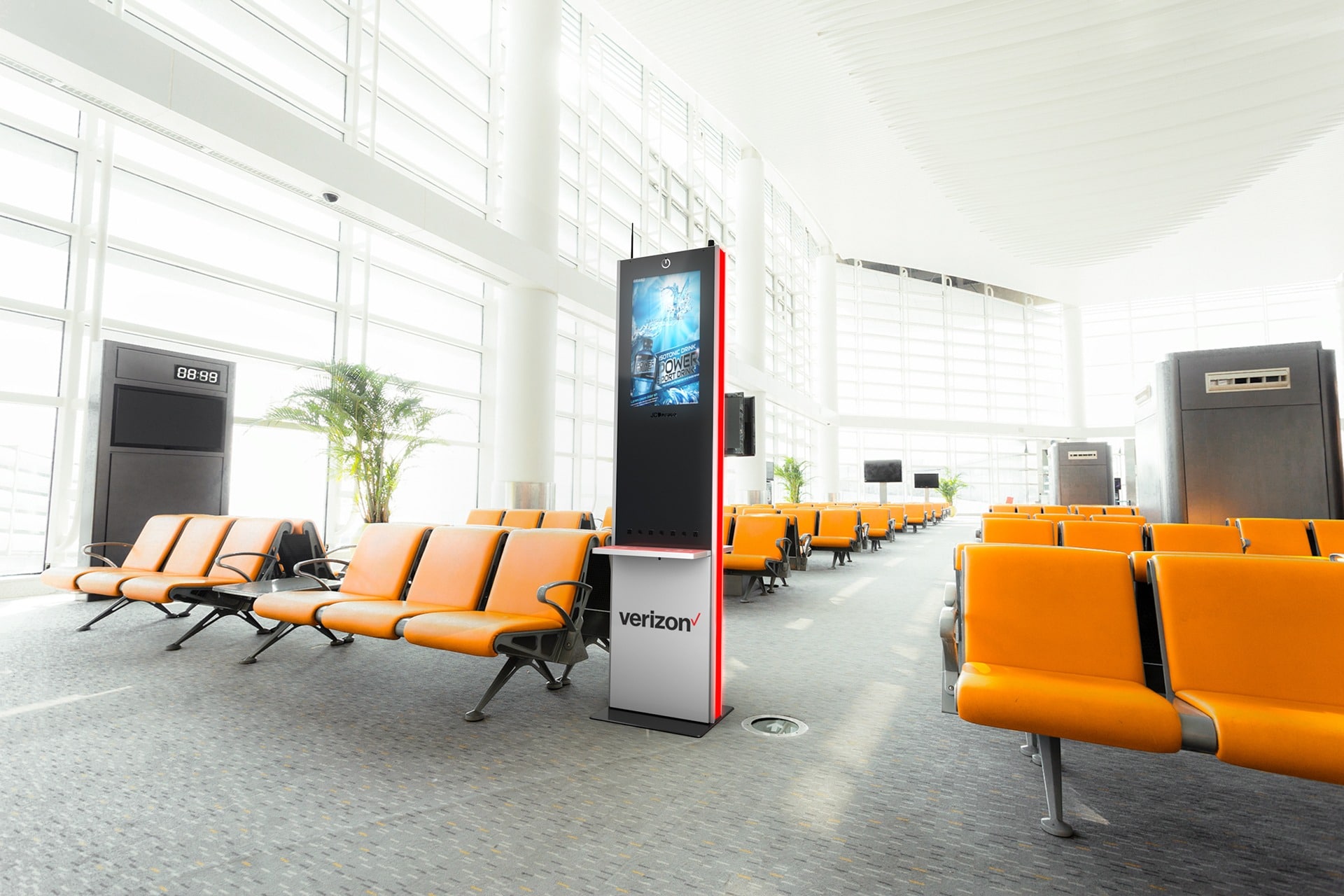 Custom Phone Charging Station Kiosk for Verizon