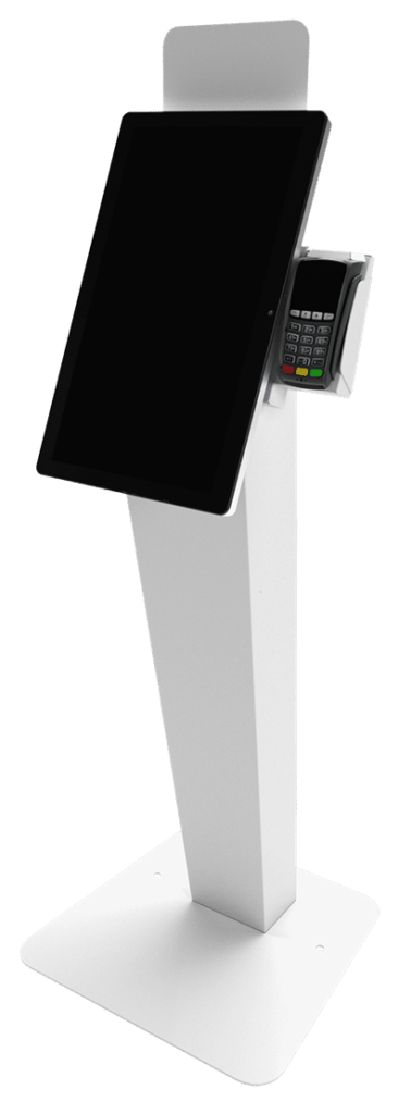 Olea's "Irvine" freestanding QSR food ordering kiosk