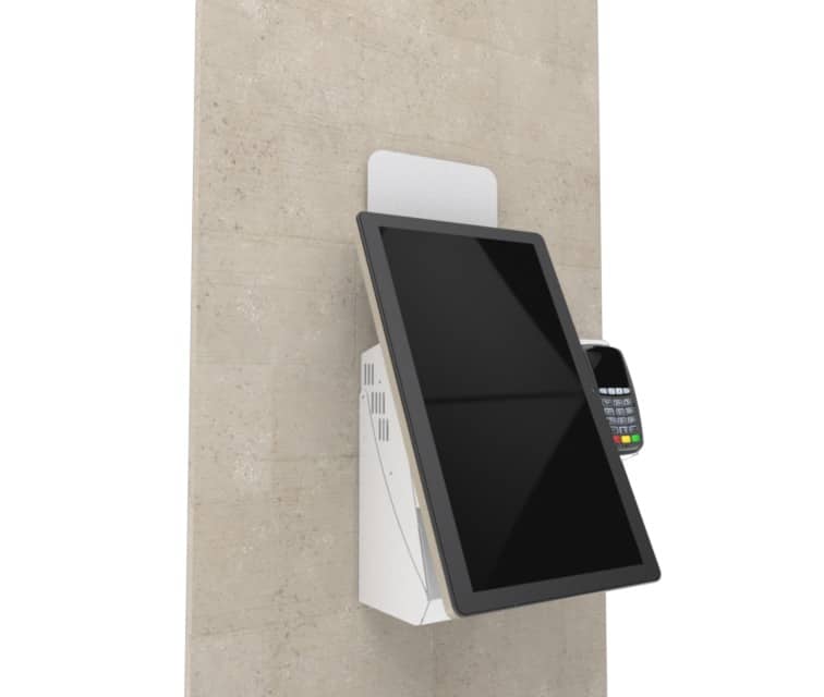 Irvine Wall Mount Kiosk With Wall View