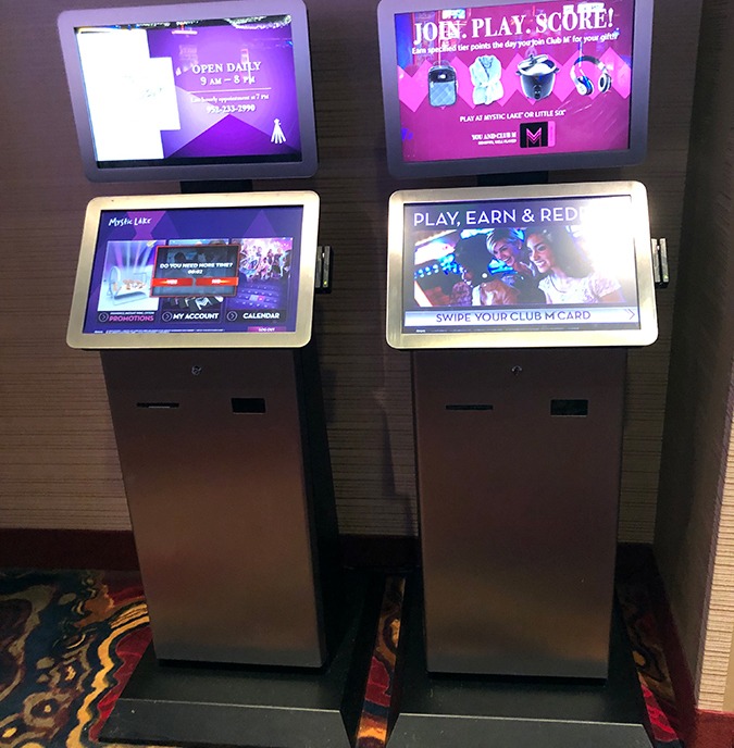 Mystic Lake Casino: Loyalty Kiosks