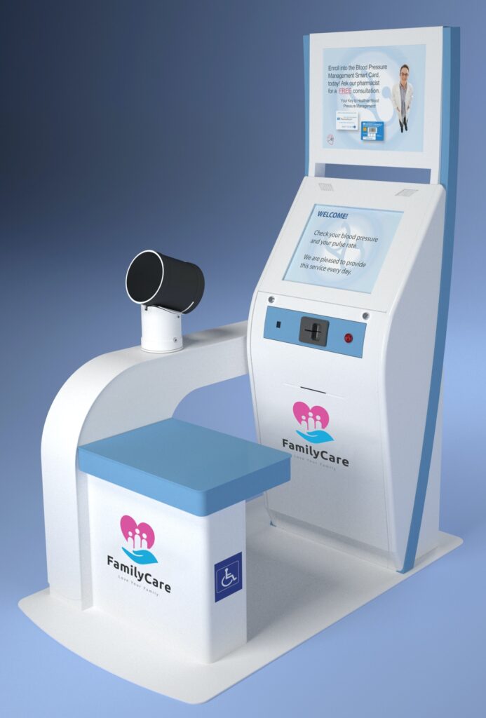 Telemedecine kiosk rendering