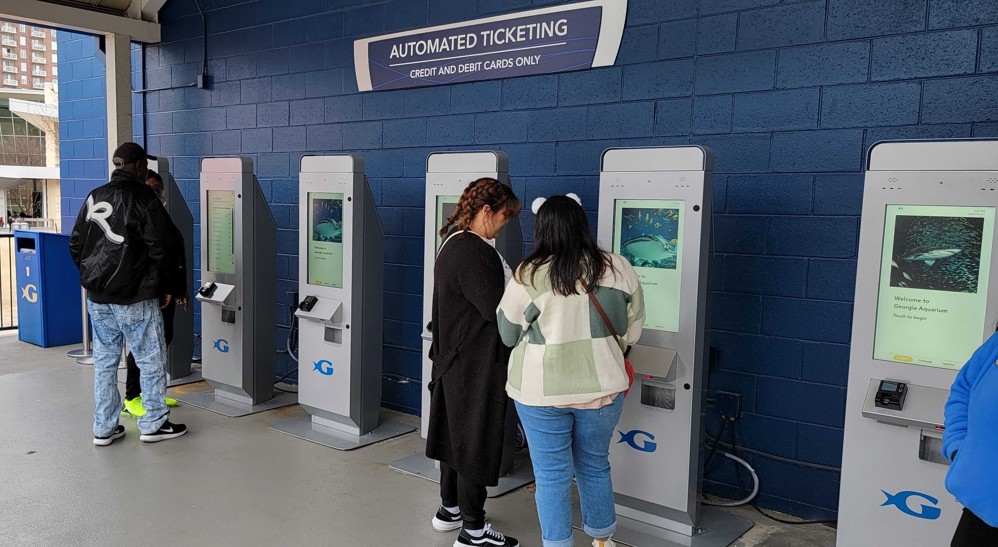 Georgia Aquarium Geneva Kiosks