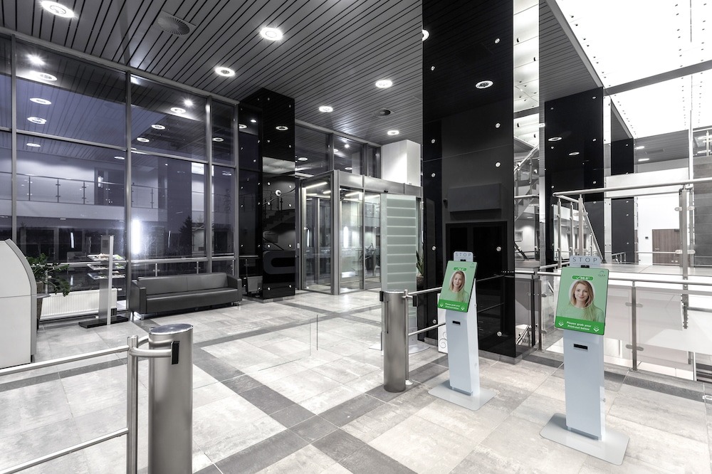 The "Austin" Temperature Check Kiosk
