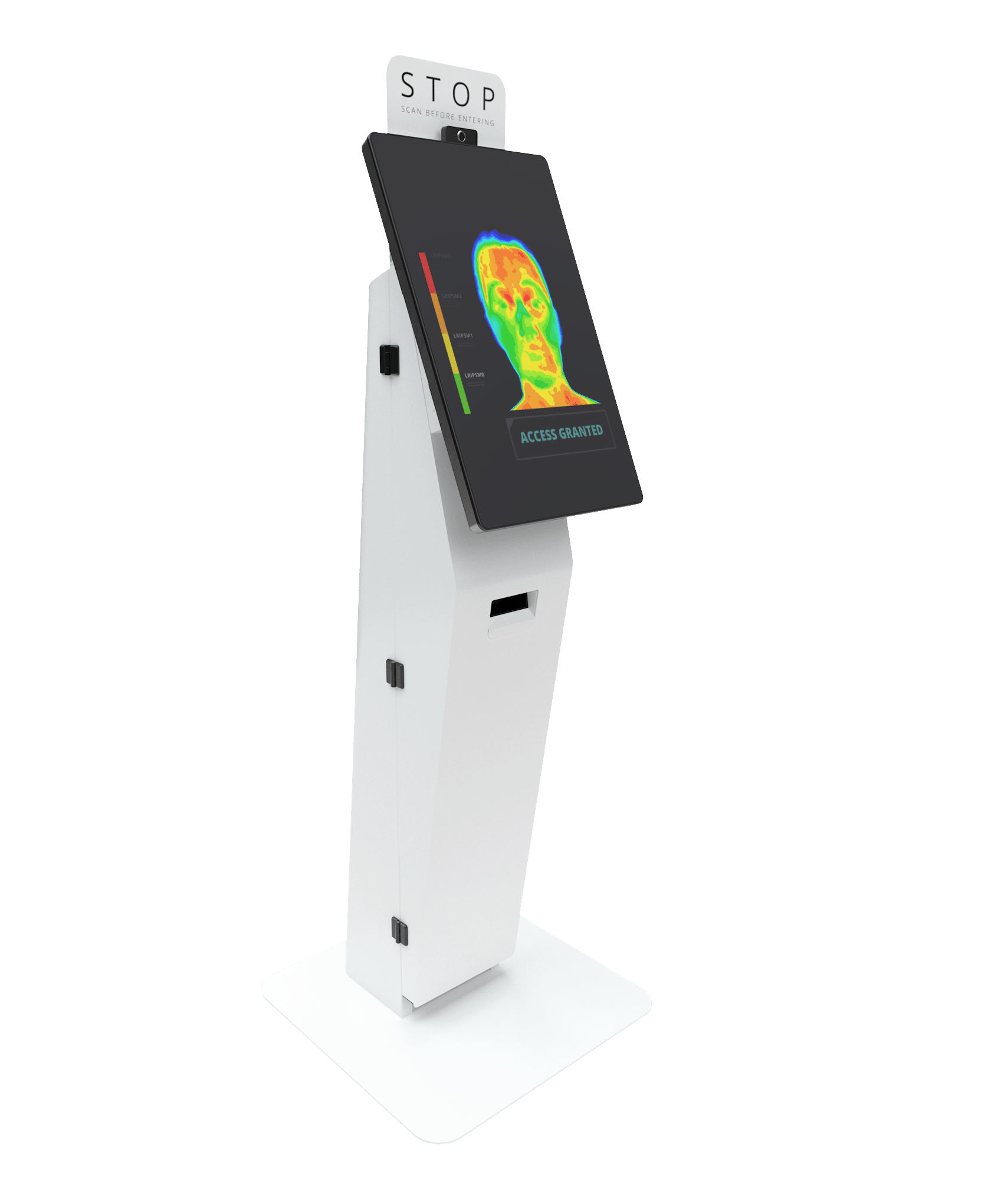&quot;Austin&quot; Temperature Check Kiosk by Olea Safer Temperature Checks