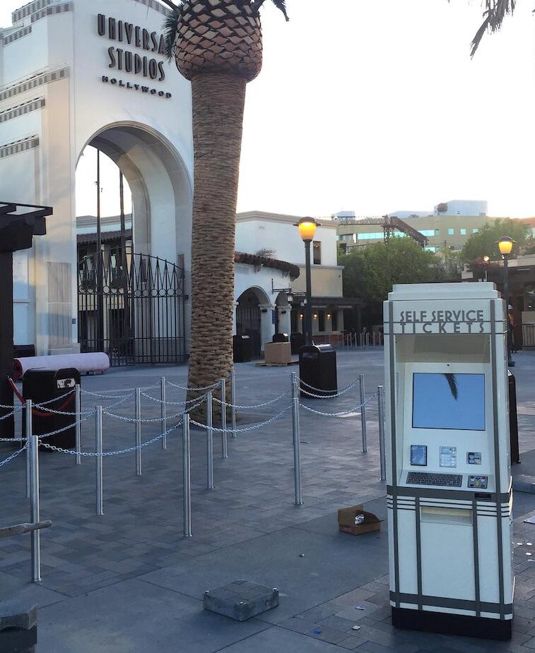 Self Service Kiosk at Universal Studios