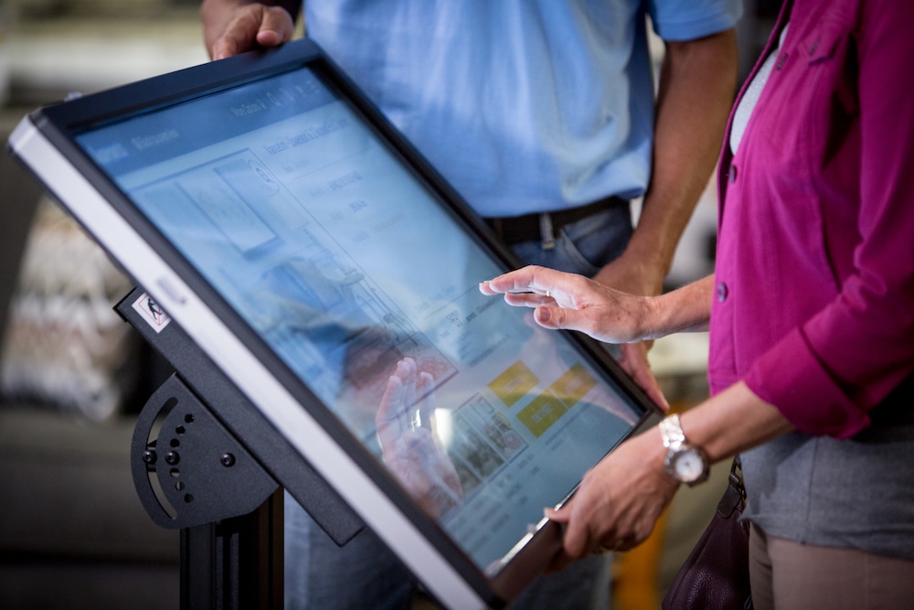 Checking the Catalog with a Kiosk