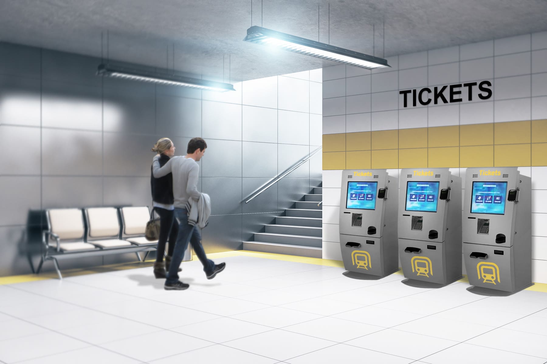 Cash-Accepting Kiosks in Metro