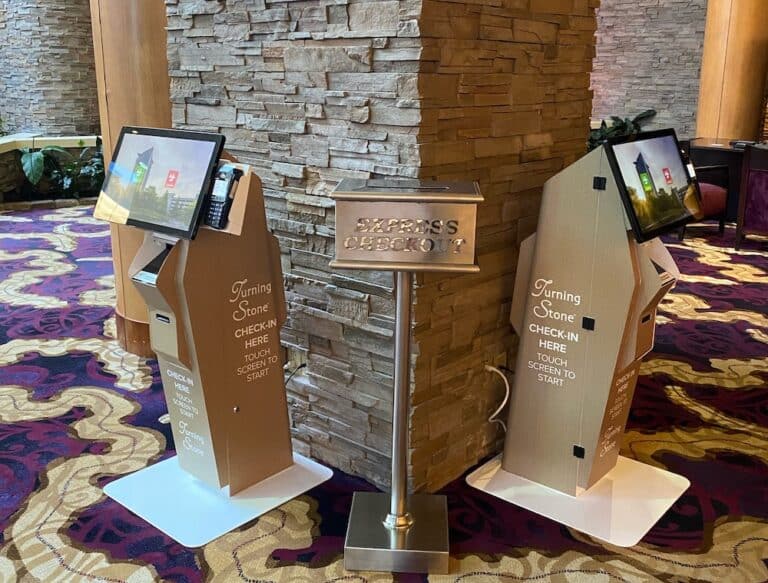 Turning Stone Hotel Check-In Kiosks