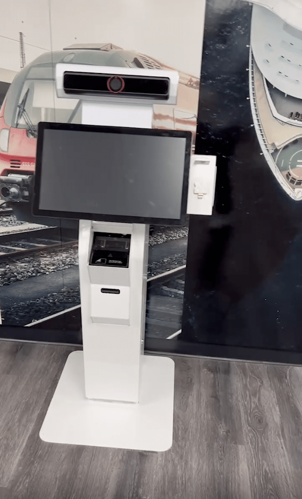 Contactless Interaction with a Self-Service Kiosk