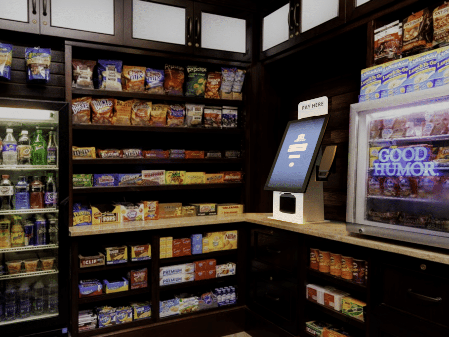 A Payment Kiosk in a Retail Store