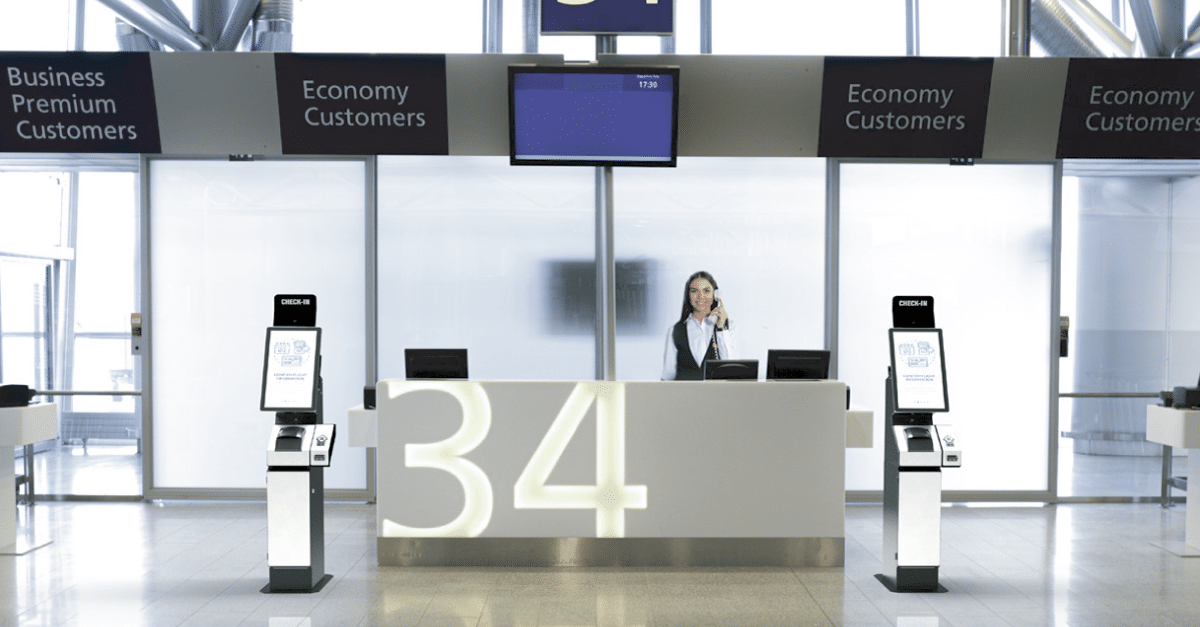 Hypermodular Kiosk at Airport