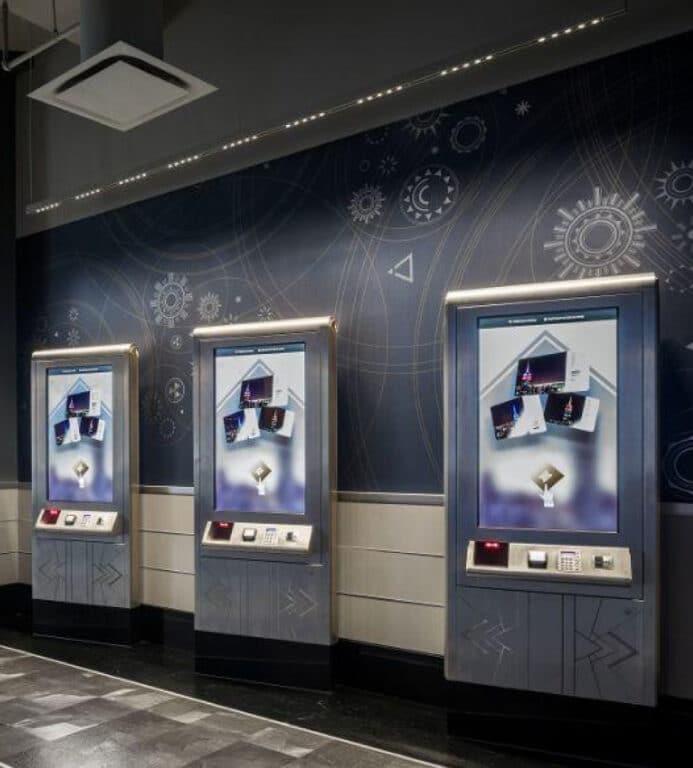 Kiosks at Empire State Building