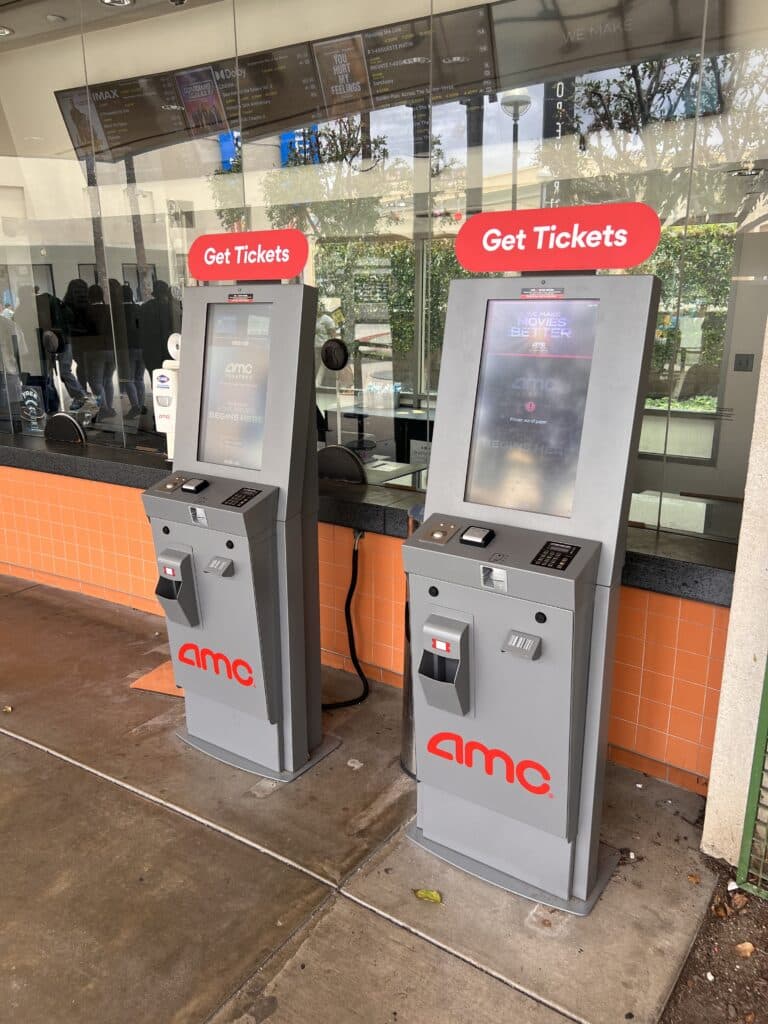 Outdoor Kiosks at AMC Theaters