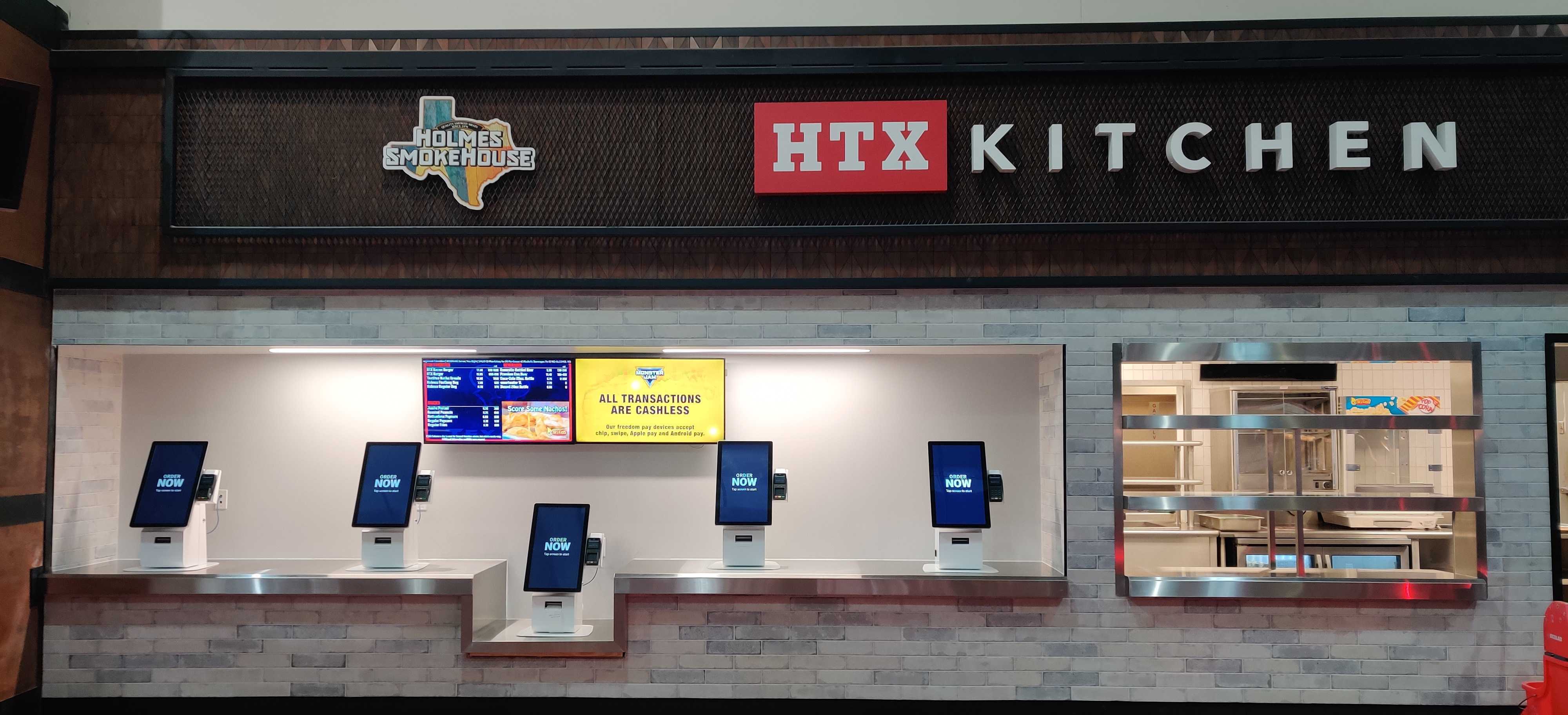 Kiosks at HTX Kitchen
