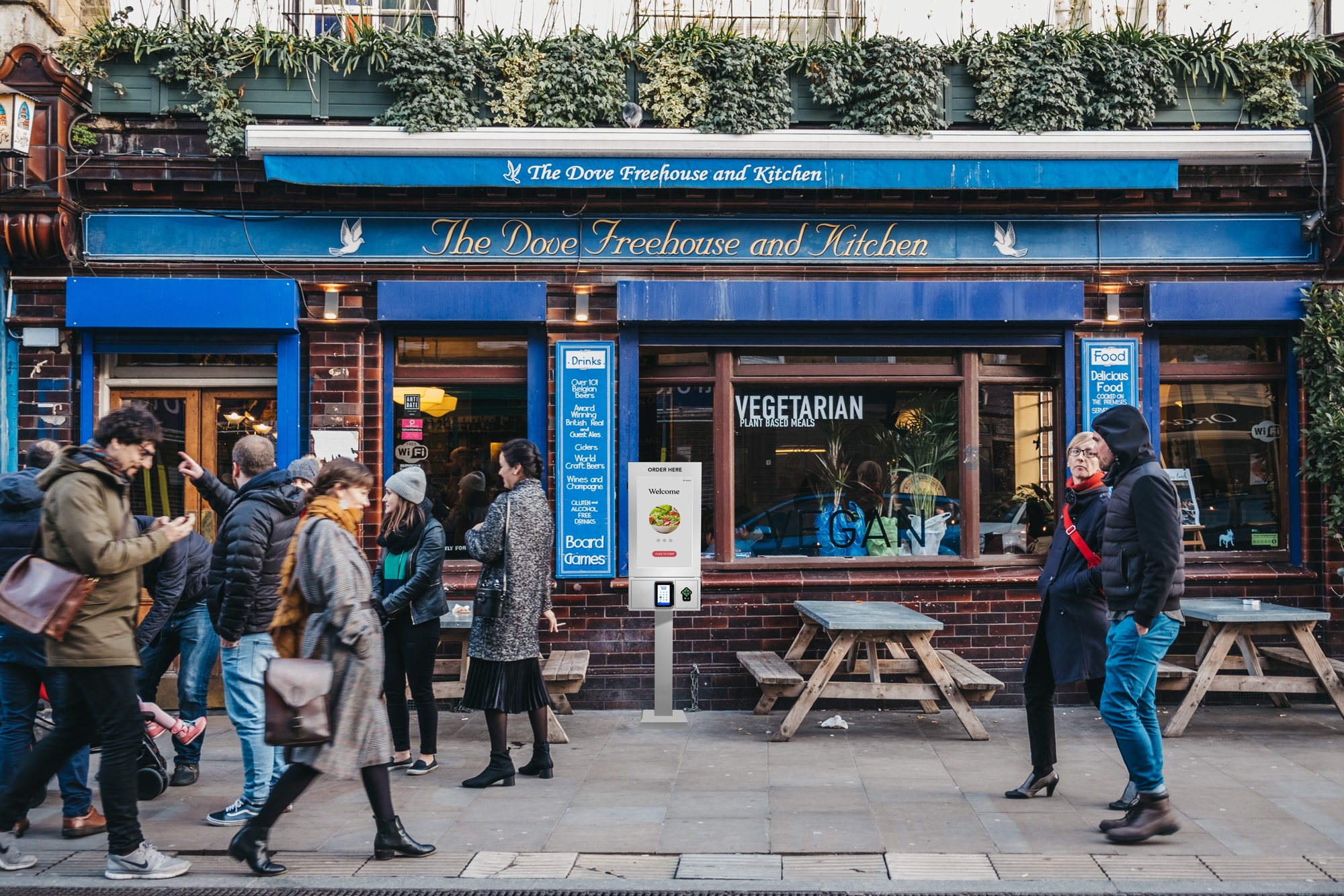 Restaurant Exterior Boulder Kiosk